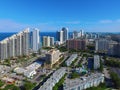 Aerial image Sunny Isles Beach FL Royalty Free Stock Photo