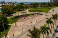 Aerial image The Torch of Friendship Downtown Miami FL