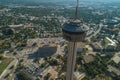 Aerial image of the Tower of the Americas San Antonio Royalty Free Stock Photo