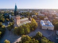 Aerial image of Turku Cathedral Royalty Free Stock Photo