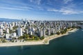 Aerial image of Vancouver, BC, British Columbia, Canada