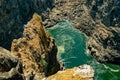 Zambezi River below the Victoria Falls Royalty Free Stock Photo