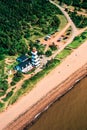 Aerial of Prince Edward Island (PEI) Canada Royalty Free Stock Photo