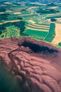 Aerial of Prince Edward Island (PEI) Canada Royalty Free Stock Photo