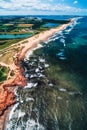 Aerial of Prince Edward Island (PEI) Canada Royalty Free Stock Photo