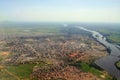 Aerial of Juba, capital of South Sudan Royalty Free Stock Photo