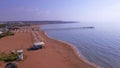 Aerial 4k Sandy Beach in tropical island