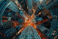 Aerial Kaleidoscope of Urban Beauty