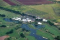 Aerial of Kapolei Golf Course Royalty Free Stock Photo