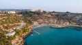 Aerial Konnos beach, Protaras, Cyprus Royalty Free Stock Photo