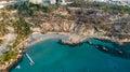 Aerial Konnos beach, Protaras, Cyprus Royalty Free Stock Photo