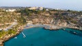 Aerial Konnos beach, Protaras, Cyprus Royalty Free Stock Photo