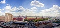 Aerial Kremlin view Royalty Free Stock Photo