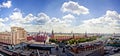 Aerial Kremlin view Royalty Free Stock Photo