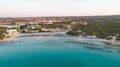 Aerial Landa beach, Ayia Napa, Cyprus Royalty Free Stock Photo