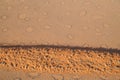 Aerial landscape of dunes and surrounding Sossusvlei Namibia. Royalty Free Stock Photo