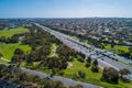 Landscape of Monash Freeway in Melbourne.