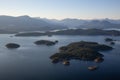 Aerial Landscape View of Howe Sound Royalty Free Stock Photo