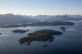 Aerial Landscape View of Howe Sound Royalty Free Stock Photo