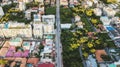 Aerial landscape view of Pattaya city in Thaland Royalty Free Stock Photo