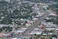 Aerial landscape view of Townsville CBD Queensland Australia