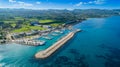 Aerial Latchi, Paphos, Cyprus Royalty Free Stock Photo