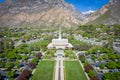 Aerial of Latter-day Saint Provo Temple at Day Royalty Free Stock Photo