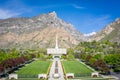 Aerial of Latter-day Saint Provo Temple at Day Royalty Free Stock Photo