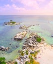 Aerial Lengkuas Island, Belitung, Indonesia