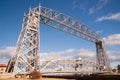 Aerial Lift Bridge Duluth Harbor Lake Superior Minnesota Wiscons Royalty Free Stock Photo