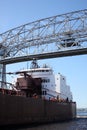 Aerial lift bridge - Duluth, MN Royalty Free Stock Photo