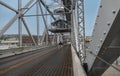 Aerial lift bridge Duluth, MN Royalty Free Stock Photo