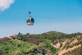 Aerial Lift Cableway In Tbilisi, Georgia. Sunny Summer Day
