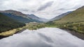 Aerial of Loch Doine Royalty Free Stock Photo