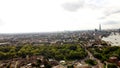 Aerial London Urban Cityscape around South of the City