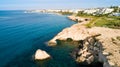 Aerial Love bridge, Ayia Napa, Cyprus Royalty Free Stock Photo