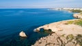 Aerial Love bridge, Ayia Napa, Cyprus Royalty Free Stock Photo