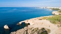 Aerial Love bridge, Ayia Napa, Cyprus Royalty Free Stock Photo