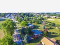 Aerial of Main Street Area in Shrewsbury, Pennsylvania Royalty Free Stock Photo