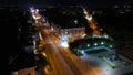 Aerial, Main street, Square, Night, Excerpt, Highway, Russia