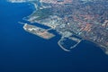 Aerial map of Malmo Royalty Free Stock Photo