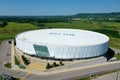 Aerial of Mattamy National Cycling Centre in Milton, Canada