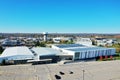 Aerial of Mold-Masters Sportsplex in Georgetown, Ontario, Canada