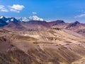 Aerial mountain view - Andes