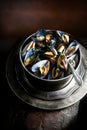 Aerial Mussels II Royalty Free Stock Photo