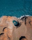 Aerial of Na Pali Coast State Park on Kauai, Hawaii Royalty Free Stock Photo