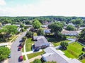 Aerial of a Neighborhood in Parkville in Baltimore County, Maryland Royalty Free Stock Photo