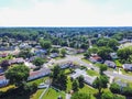 Aerial of a Neighborhood in Parkville in Baltimore County, Maryland Royalty Free Stock Photo