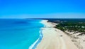 Aerial over Broome Beach, Western Australia