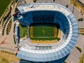 Aerial overhead photo McLane Stadium Baylor University Royalty Free Stock Photo